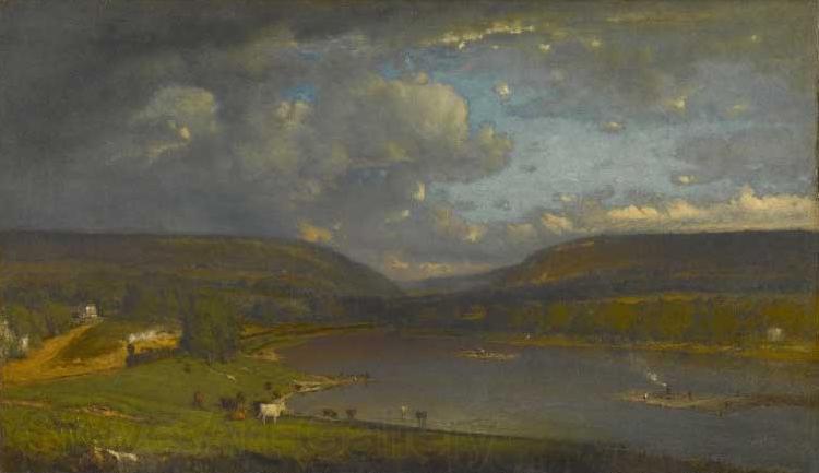 George Inness On the Delaware River France oil painting art